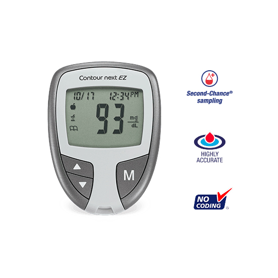 Contour Next EZ Blood Glucose Meter Diabetic Mall