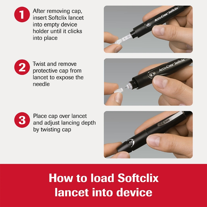 How to Load Softclix Lancet into Device